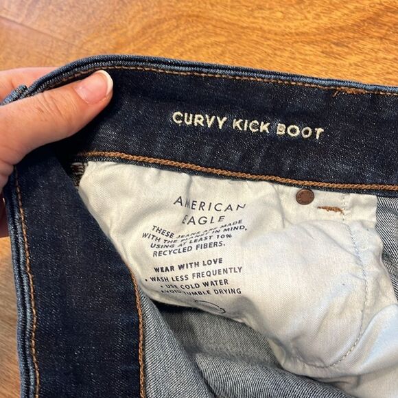 American Eagle Outfitters Women's Curvy Boot Cut Jeans - Picture 4 of 9